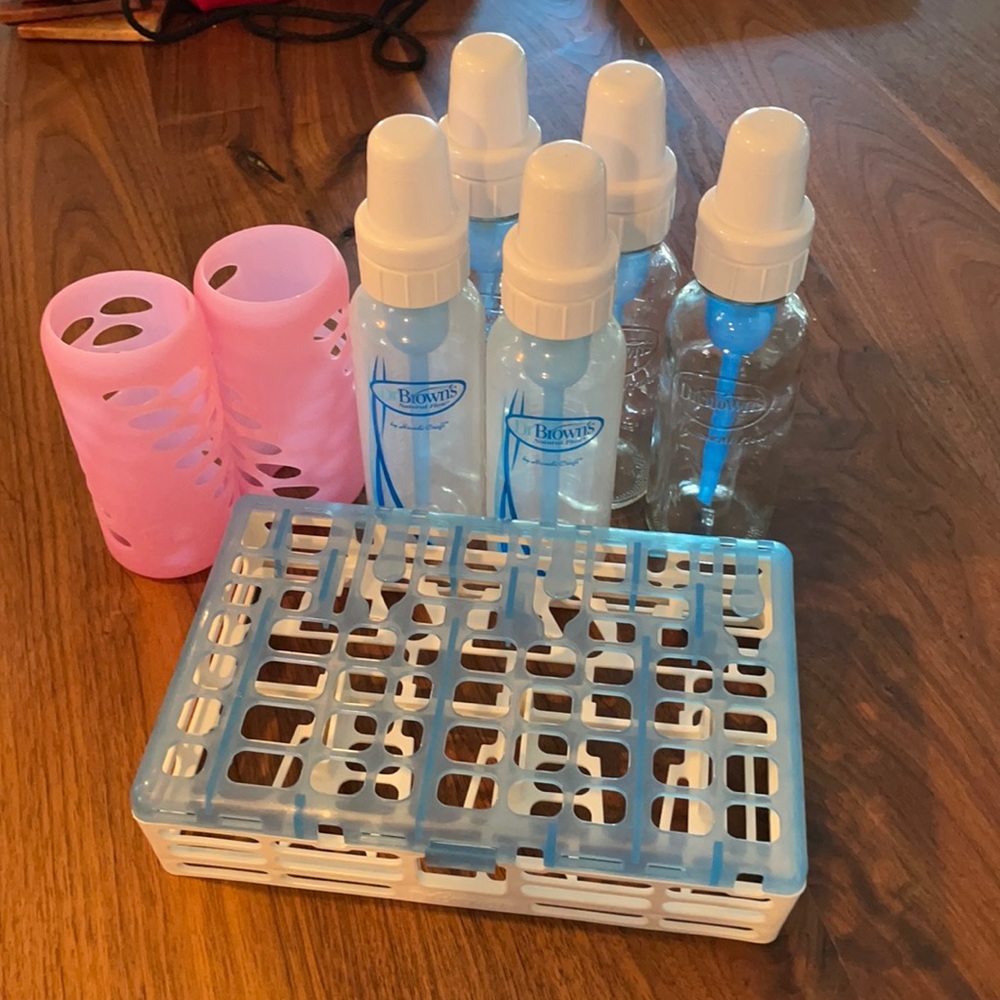 Dr Browns 8 oz bottles- 5 bottles
